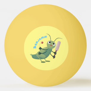 Balle De Ping Pong Illustration d'un insecte du cricket vert mou