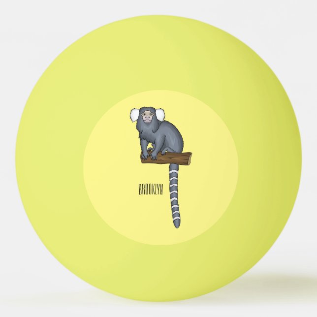 Balle De Ping Pong Illustration marmoset commune (Devant)
