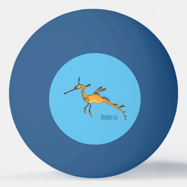 Balle De Ping Pong Illustration Weedy seadragon (Devant)