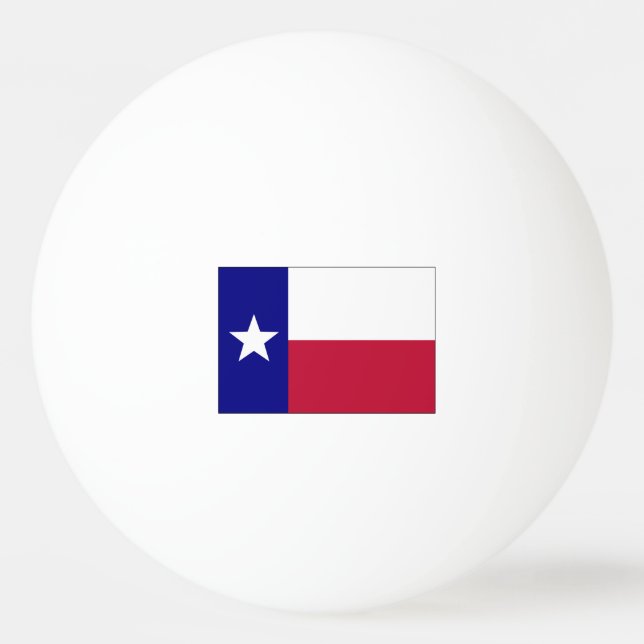 Balle De Ping Pong Indicateur Texas Lone Star (Devant)