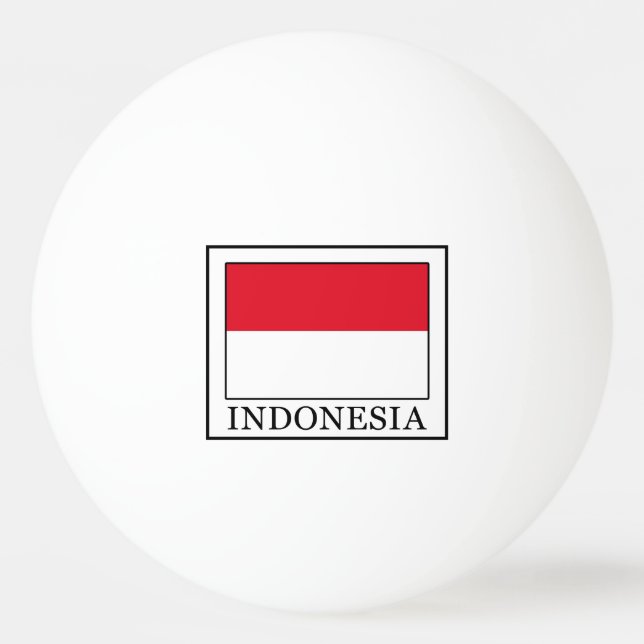 Balle De Ping Pong Indonésie (Devant)