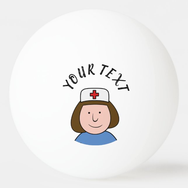 Balle De Ping Pong Infirmière (Devant)