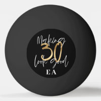Initiales de 30e anniversaire personnalisées cadea
