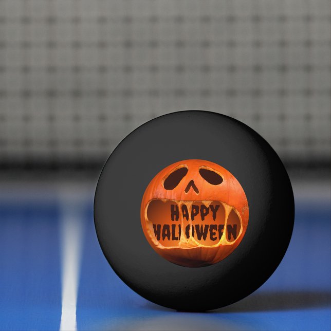 Balle De Ping Pong Jack olantern citrouille Ping de table Halloween (Créateur téléchargé)