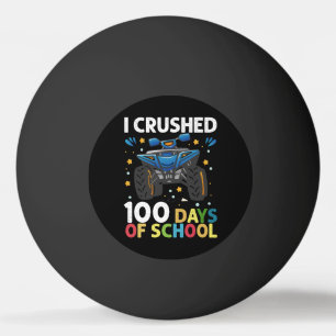 Balle De Ping Pong J'ai écrasé 100 jours de camion monstre de l'école