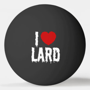 BALLE DE PING PONG J'AI LE COEUR [AMOUR] LARD