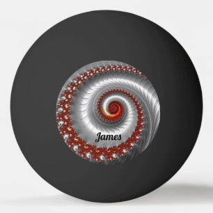 Balle De Ping Pong JAMES ~ Argent Shell ~ Fractal Design ~