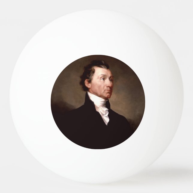 Balle De Ping Pong James Monroe Portrait, président des premiers État (Devant)