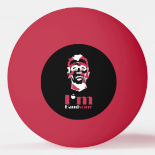 Balle De Ping Pong Je suis un beau Coque-coque iphone abstrait