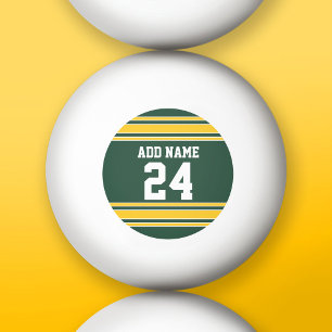 Balle De Ping Pong Jersey de football avec un nom personnalisé