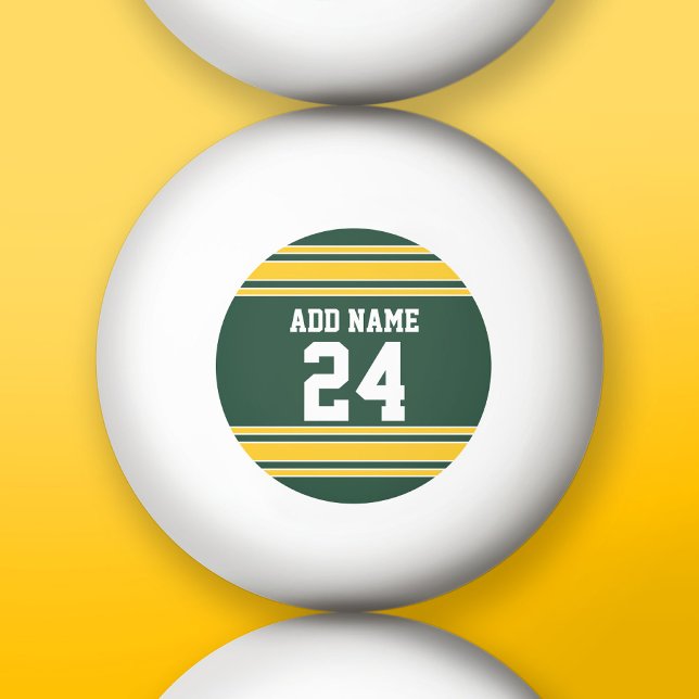 Balle De Ping Pong Jersey de football avec un nom personnalisé (Custom Ping Pong Balls)