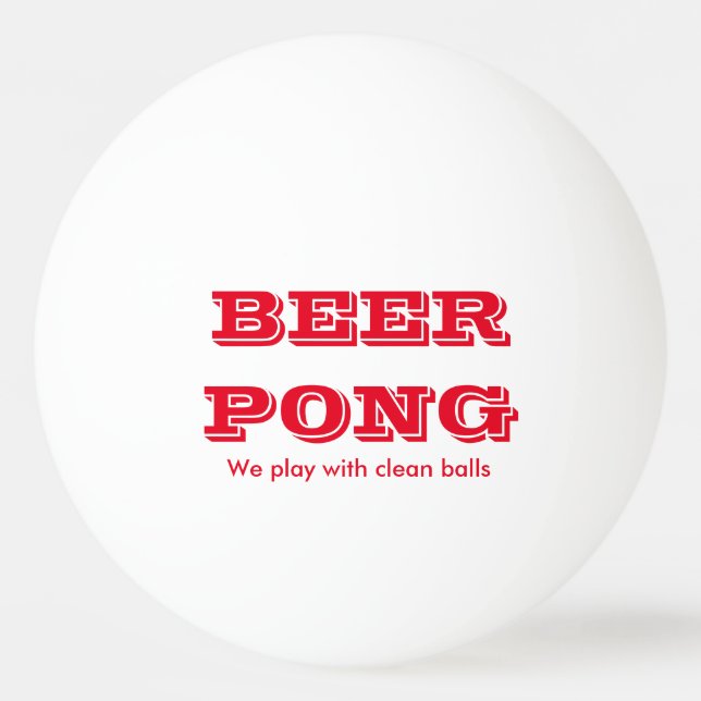 Balle De Ping Pong Jeu de puanteur de bière avec les boules propres 2 (Devant)