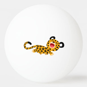 Balle De Ping Pong Joli Dessin Facétieux Leopard Ping Ping Ball