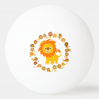 Balle De Ping Pong Joli Dessin Lion Mandala Ping Pong Ball