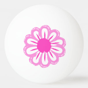 Balle De Ping Pong Joli fond à motif floral