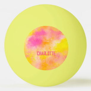 Balle De Ping Pong Joyeux lumineux Abstrait de dégradé de couleurs