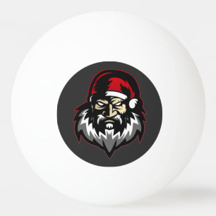 Balle De Ping Pong Joyeux Noël en colère Père Noël