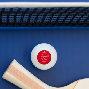 Balle De Ping Pong Joyeux Noel - Vœux de Noël français