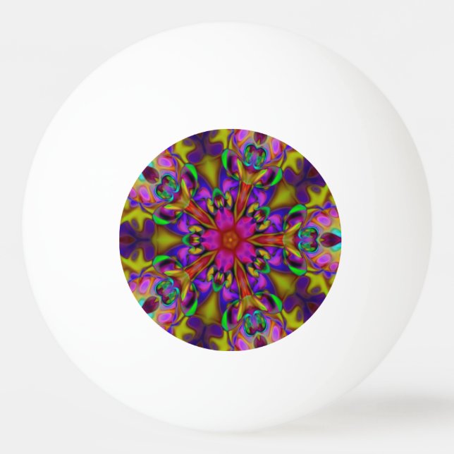 Balle De Ping Pong Kaleidoscope Apophyse Fractale II (Dos)