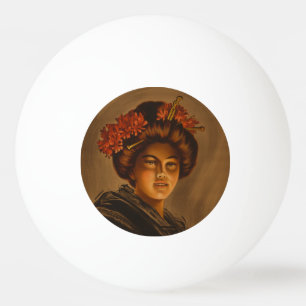 Balle De Ping Pong Karama : Actrice Geisha de Romance Japonaise