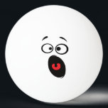 Balle De Ping Pong Kawaii Mignonne Visage Drôle. Emoji. Emoticon.<br><div class="desc">Available here: http://www.zazzle.com/produkto</div>