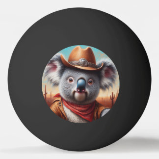 Balle De Ping Pong Koala Cowboy