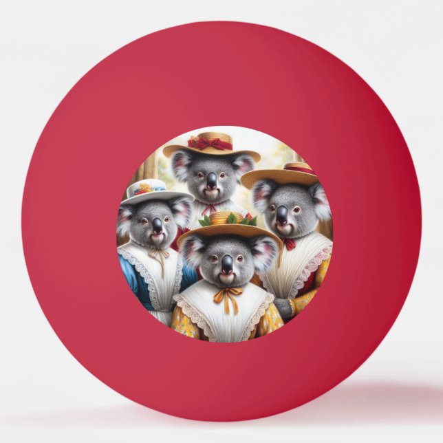 Balle De Ping Pong Koala Little Femmes (Devant)