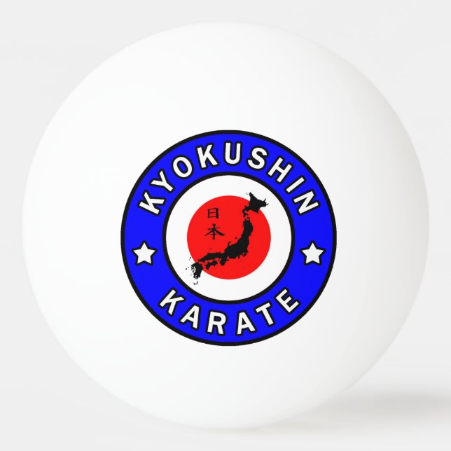 Balle De Ping Pong Kyokushin Karate (Devant)