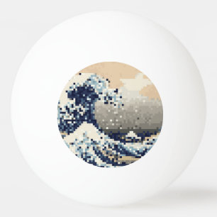Balle De Ping Pong La grande vague outre de l'art de pixel de bit de