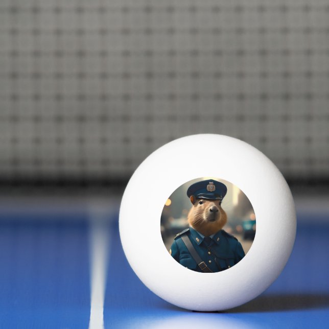 Balle De Ping Pong L'agent Capybara : Garder la paix, (Filet)