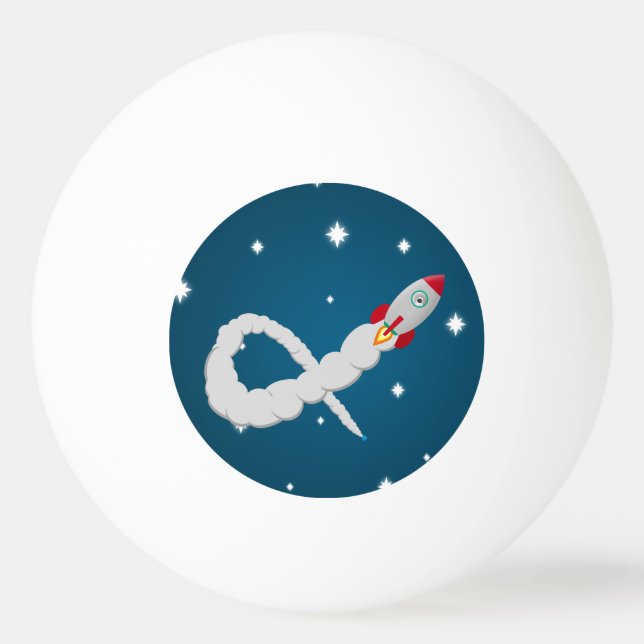 Balle De Ping Pong Lancement de fusées spatiales (Devant)