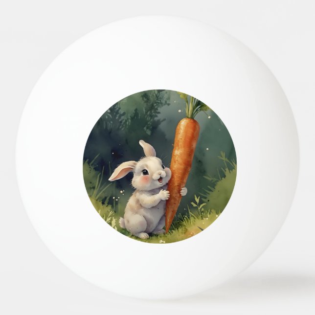 Balle De Ping Pong Lapins à gogo (Dos)