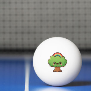 Balle De Ping Pong L'arbre convivial Kawaii