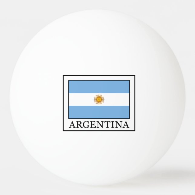 Balle De Ping Pong L'Argentine (Devant)