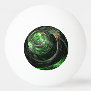 Balle De Ping Pong L'art Abstrait vert du monde entier