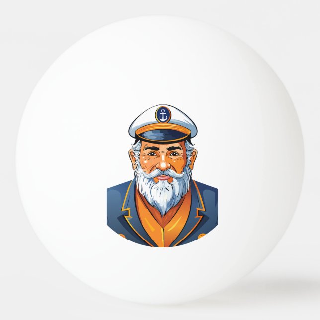 Balle De Ping Pong Le capitaine du navire (Devant)