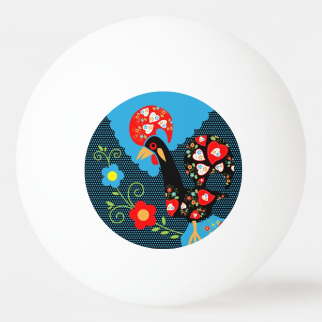 Balle De Ping Pong Le Coq du Portugal (Devant)