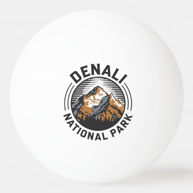 Balle De Ping Pong Le Parc national de Denali (Devant)