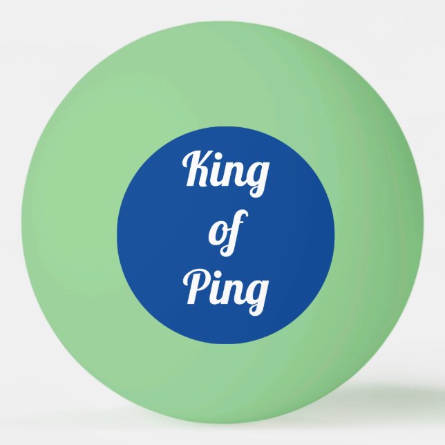 Balle De Ping Pong Le Roi de l'Anneau qui souffle dans l'obscurité (Devant)