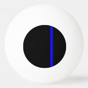 Balle De Ping Pong Le style vertical de la ligne bleue claire symboli
