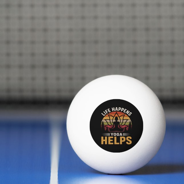 Balle De Ping Pong Le Yoga Aide à Vivre (Filet)