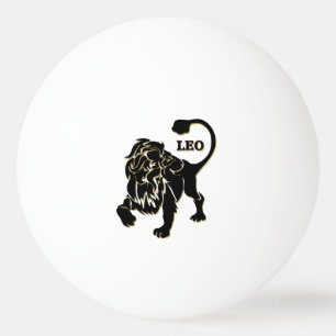 Balle De Ping Pong Leo Lion Zodiac
