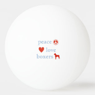 Balle De Ping Pong Les Boxes d'amour pour la paix