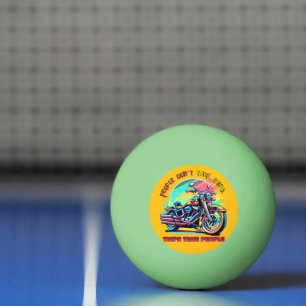 Balle De Ping Pong Les gens ne prennent pas de voyage : Vélo de style