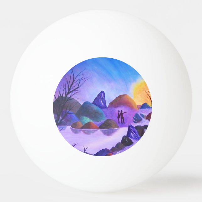 Balle De Ping Pong Les lumières Aliens (Dos)