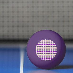 Balle De Ping Pong Les nuances de Pois violets par Shirley Taylor