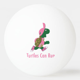 Balle De Ping Pong Les tortues peuvent courir