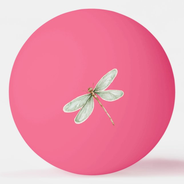 Balle De Ping Pong Libellule Rêve Menthe (Devant)