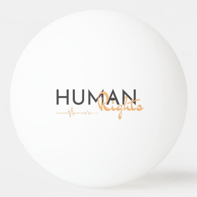 Balle De Ping Pong Lifeline to Human Rights (Devant)