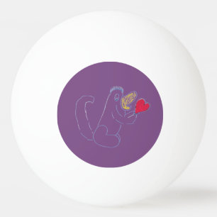 Balle De Ping Pong Log Bug Trois étoiles Pong Ball